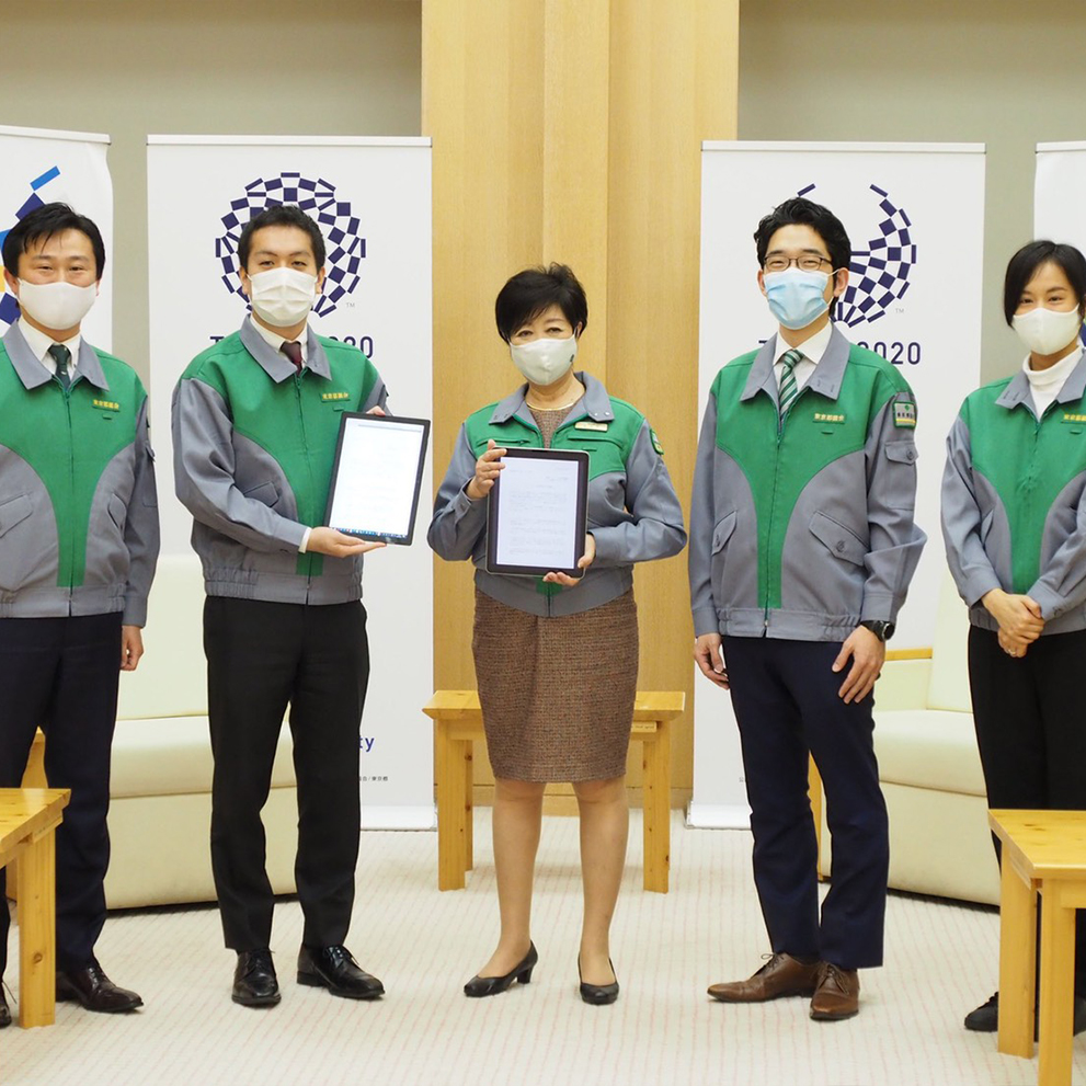 小池ゆりこ都知事へ新型コロナウイルス感染症に関する要望活動